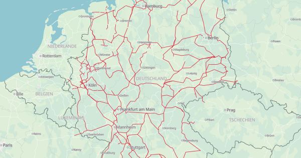 Stromtrassen-Karte Deutschland