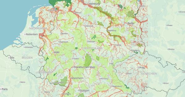 Hochwasser- und Umweltkarte Deutschland